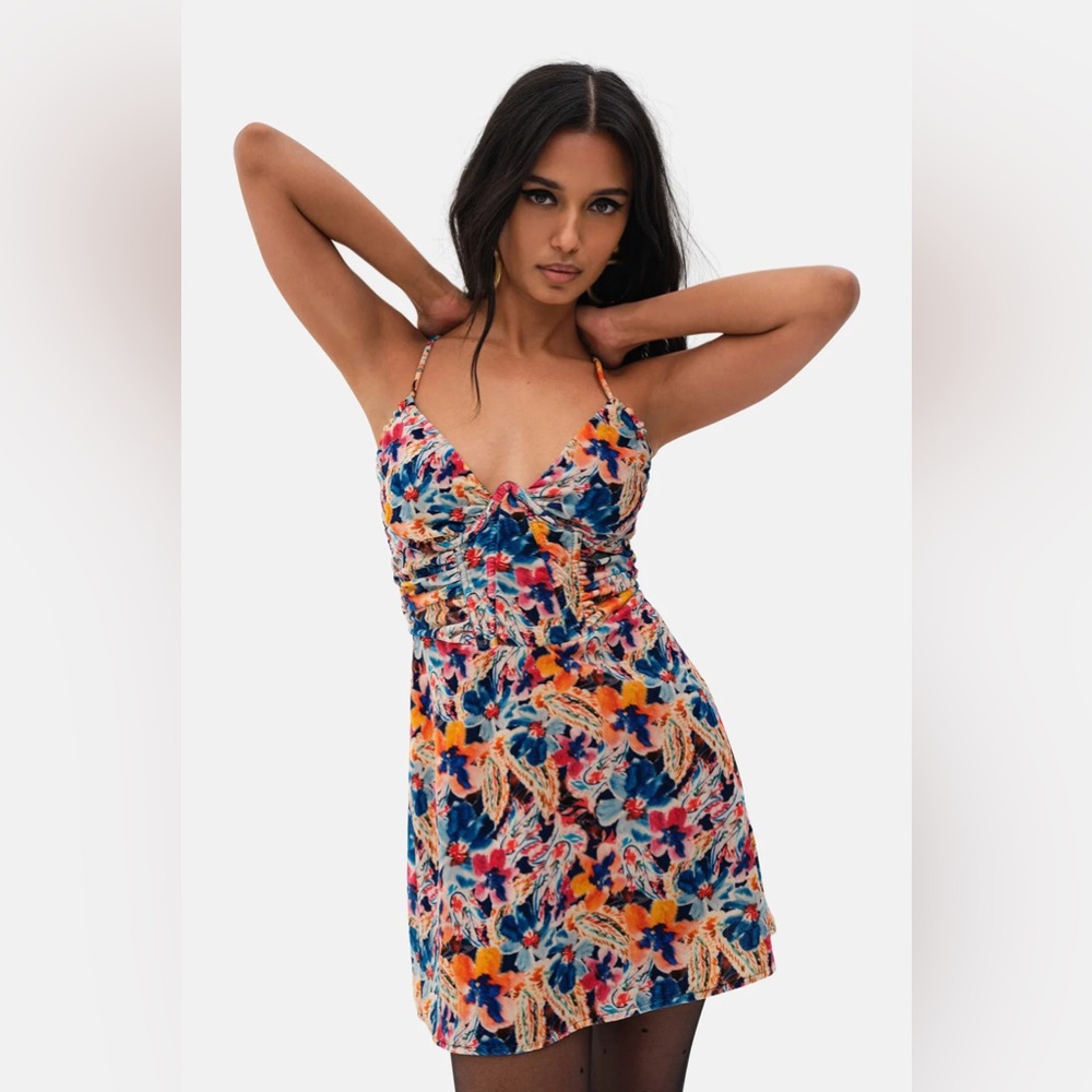 For Love & Lemons Brooklyn Mini Dress